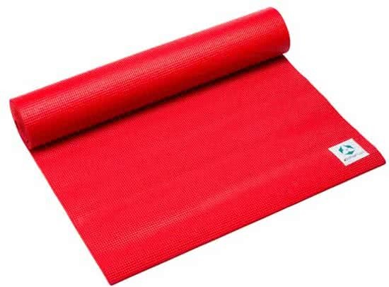 #DoYourYoga - Anti-slip ECO PVC Yogamat - Â»Annapurna ComfortÂ« - goede grip is duurzaam en slijtvast - 183 x 61 x 0 5 cm - rood