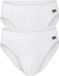 SCHIESSER Authentic rioslips (2-pack) - wit