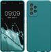 kwmobile hoesje geschikt voor Samsung Galaxy A52 / A52 5G / A52s 5G - Hoesje voor smartphone - Precisie camera uitsnede - In mat petrol