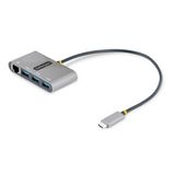 StarTech.com 3-Port USB-C Hub met Gigabit Ethernet, 3x USB-A, 5Gbps, 30cm kabel