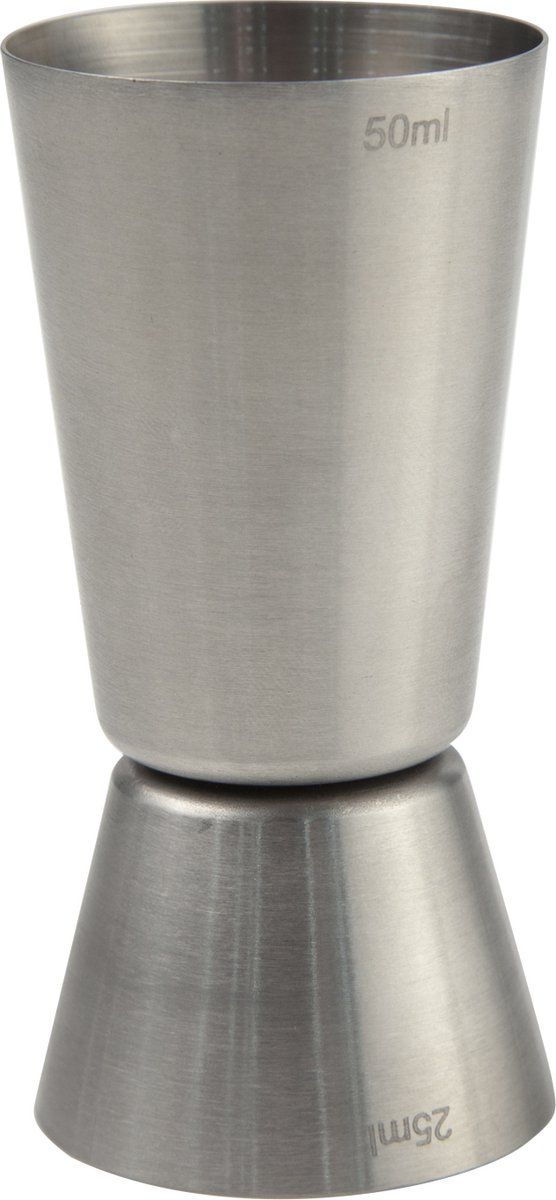 Hendi Barmaatje RVS - Cocktailmaatje - Professionele Cocktail Jigger - 25ml + 50ml