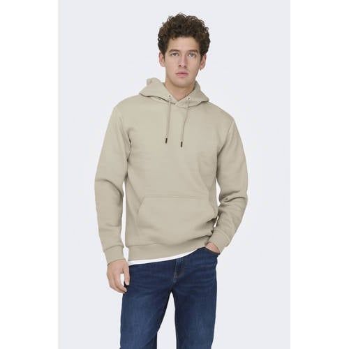 ONLY & SONS hoodie beige