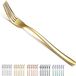 Ibenzoa® Elegant 20,9 cm Set de 6 couverts, Plaqué or Acier inoxydable