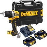 DeWalt DCD 800 M2T accuboormachine 18 V 90 Nm borstelloos + 2x accu 4.0 Ah + lader + TSTAK
