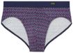 HOM Comfort Ocean Drive Slips voor heren (1 stuk), Print micromotief kleine vlammen in tinten blauw, rood, roze, marineblauw, M