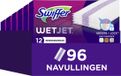 Swiffer WetJet Navullingen - 8 x 12 lingettes de nettoyage
