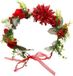 Merkloos Carnaval verkleed Hippie/flower power verkleed bloemen hoofdband - multi kleuren - kunststof