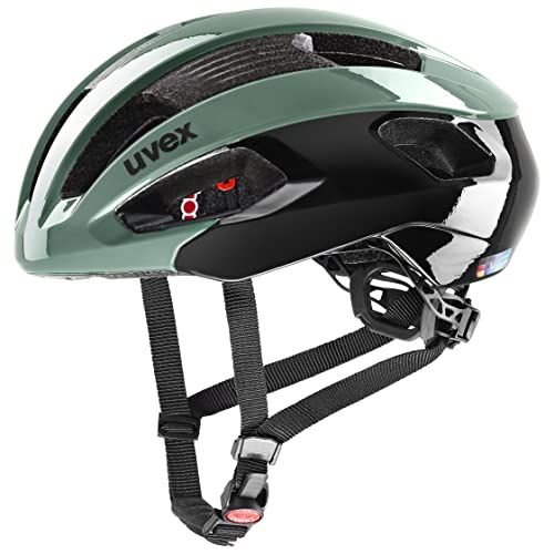 UVEX rise - Fietshelm Unisex-Volwassene - moss green-black - 56-59 cm