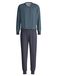 CALIDA Pyjama long 'Cotton Special' noir chiné
