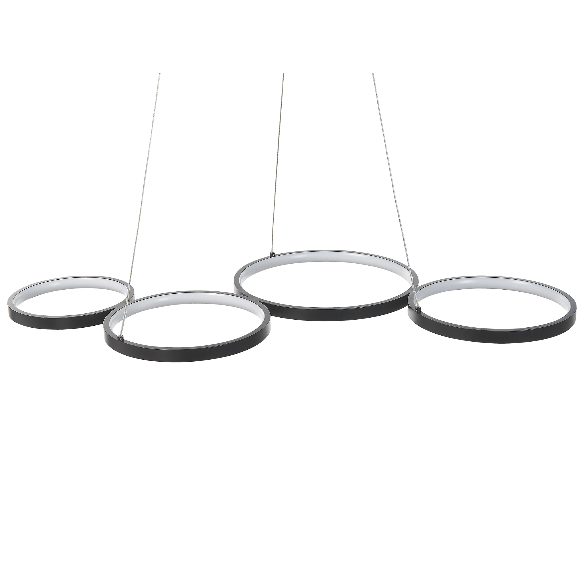 BELIANI Beliani PIBOR - Hanglamp - Zwart - Aluminium