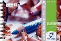 Van Gogh schetsboek - wit papier - FSC mix - A5 - 40 pagina's