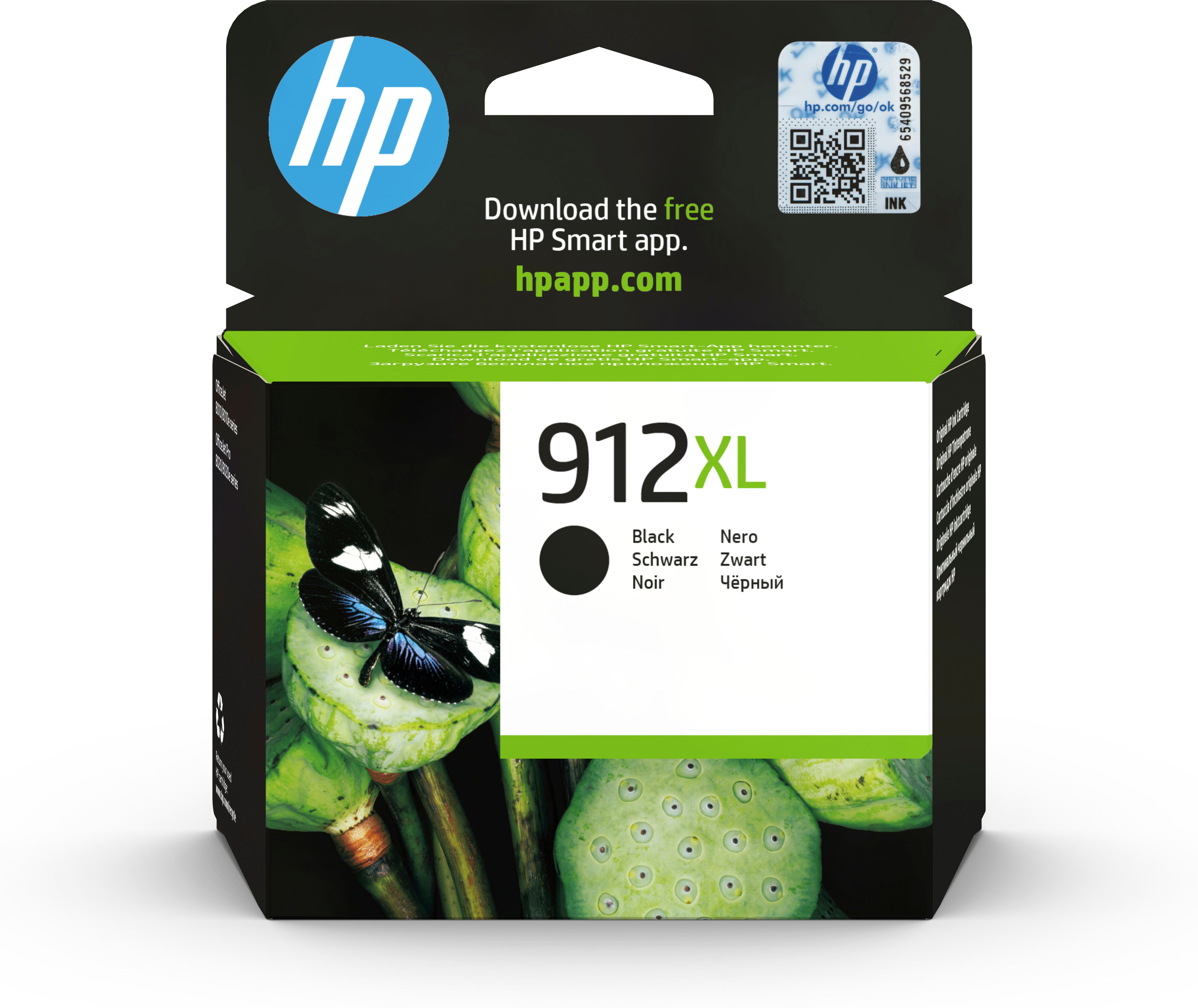 HP   912XL originele high-capacity zwarte inktcartridge