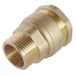 SOMATHERM FOR YOU - Rechte Messing Fitting Voor Pe Buis Ø25 Mm - Buitendraad 3/4"