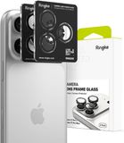 Ringke Frame Glass - Camera Protector Geschikt voor Apple iPhone 17 Pro / 17 Pro Max - Case Friendly - Tempered Glass voor Camera Lens Zwart - 2-Pack
