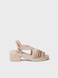 Toni Pons Espadrille pour femme en raphia multicolore avec talon large | DELMI-MA