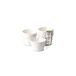 GREENBOX Papieren bekers 60 ml wit