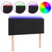 VidaXL Hoofdbord LED 180x5x78/88 cm velours noir