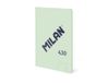 MILAN® Carnet A6, collé, 48 pages blanches, 95 g/m², collection 430 depuis 1918, vert