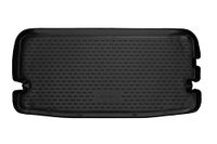 Op Element Kofferbakmat op maat gemaakte antislip rubberen beschermingsmat Volkswagen California T5 2003-2015 zwart lasergemeten pasvorm op maat