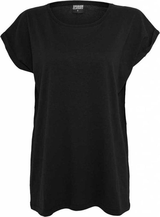 Urban Classics Extended Shoulder Women's T-Shirt - Black - XL