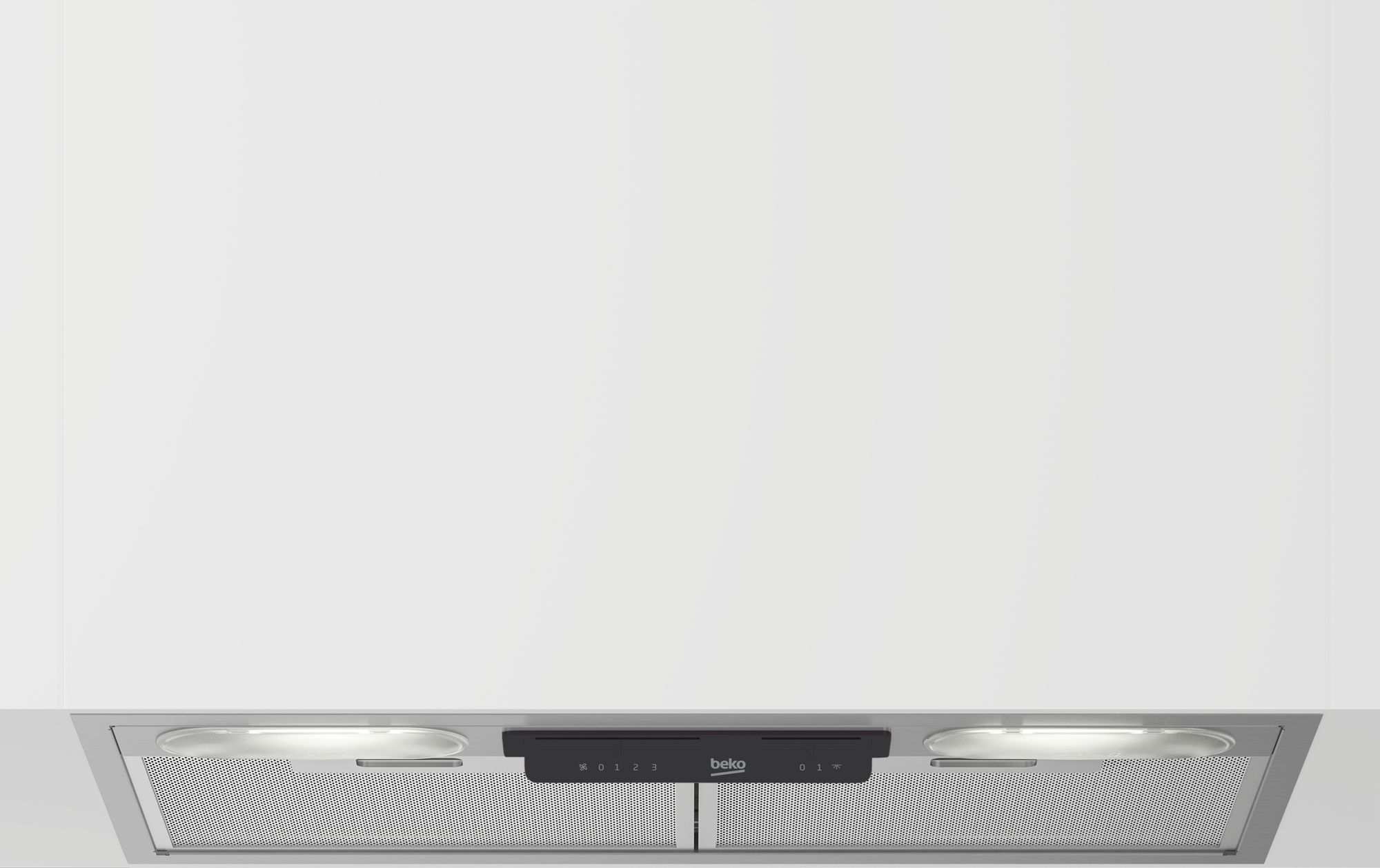 Beko HNU51311S - Onderbouw Afzuigkap - Zilver - 381 m³/uur - D