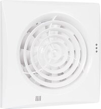 Nedco Silencio Badkamer/Toiletventilator 125mm - Wit - RVS