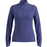 Odlo Zeroweight Warm Mid Layer 1/2 Zip Hardloopshirt Dames - blauw, Maat XL
