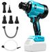 OEM Accu-luchtreiniger 2-in-1, 350 W, 215 m/s, geschikt voor Makita 18V