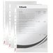 Esselte Brochurehoesjes, 100 stuks, A4-formaat met universele perforatie, kleurloos met glanzend oppervlak, 0,043 mm PP-folie, 13089