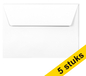 Clairefontaine Gekleurde Enveloppen Wit C6 120 Grams (5 Stuks)