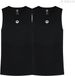 Rogelli Core II Dames en Heren 2 pack Ondershirt Wielrennen - Mouwloos - Zwart