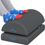 5 STARS UNITED 5 STAR UNITED Ergonomische Voetensteun – Onder Bureau – Traagschuim, 15 cm – Donkergrijs