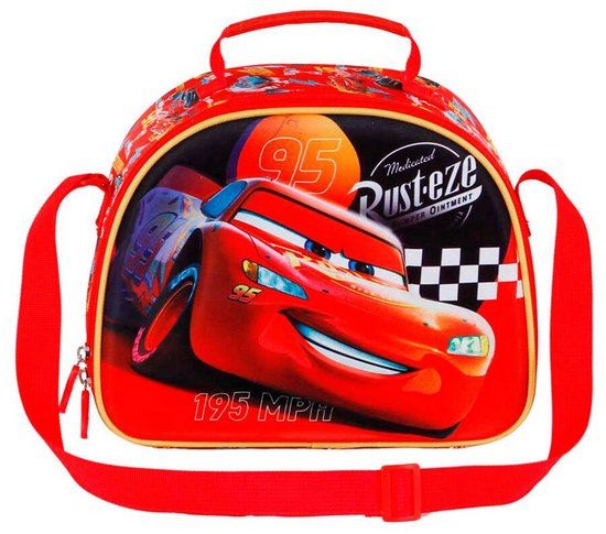 Karactermania Disney Cars 3 Bumper-3D Thermische Lunchtas Snack Rood