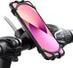 LUQ Telefoonhouder Fiets Universeel - Zwart