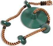 JAXY Schotelschommel - Klimtouw Met Knopen - Schommelzitje - Groen