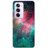 Oppo Siliconen hoesje - Compatibel met Oppo Reno 12 Pro - ontwerp nebuleuse