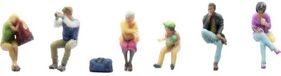 NOCH 35320 N Voyageurs assis Figurines Peint, Assis