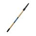 Ettore 42104 Professionele raamreiniging, uitschuifbare Reach-steel, 2-traps, 1,2 m, 2 cm x 60 cm
