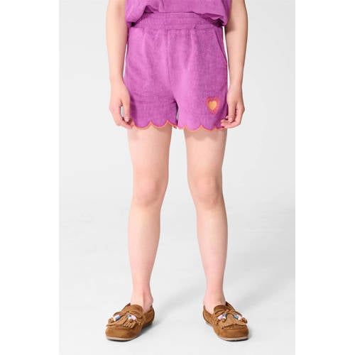 Shoeby regular waist casual short paars
