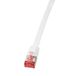 LogiLink CF2021S - Câble réseau - Cat6 - U/FTP - 0,5m - Blanc