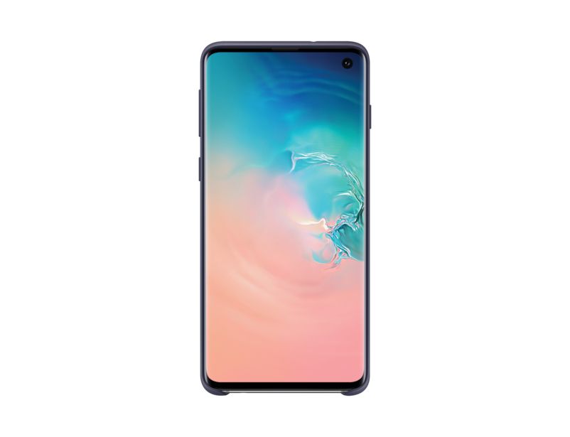 Samsung Silicone Cover Marineblauw voor Galaxy S10