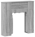 Syfax Haardomlijsting Grijs Sonoma 93 x 20 x 89 cm Bewerkt hout