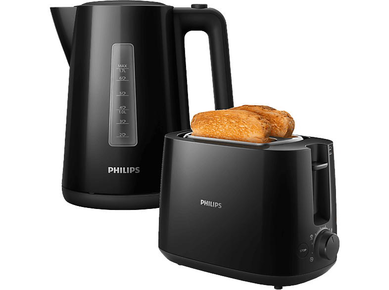 Philips Hd9318/20 Waterkoker + Broodrooster Keuken Bundel
