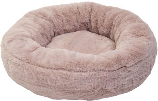 Jack and Vanilla Softy Basket - Round Dog Bed - 45cm - Pink