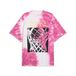 PUMA T-shirt de basketball oversize What The Fun Homme, Accessoires, Rose, M