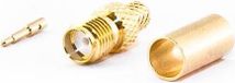 Connecteur RP-SMA, pince à sertir pour câble HDF200, polarité inversée