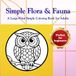 Simple Flora & Fauna: A Large-Print Simple Coloring Book for Adults