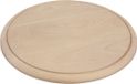 Merkloos Set van 8 Ronde Houten Ontbijtplanken 25 cm