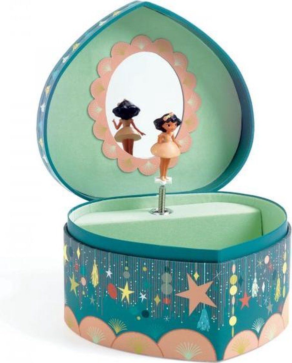 Djeco Muziekdoosje Happy Party - Blauw/Groen