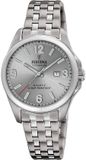 Festina F20697/2 Dames Horloge - Mineraalglas - Titanium/Staal - Zilverkleurig - Ø 31 mm - Quartz - Vouw/Vlindersluiting - 10 ATM (zwemmen)